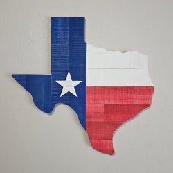 Streetwood Design Texas Lone Star State Wood Signs Cutout Wall Art Decor