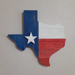 Streetwood Design Texas Lone Star State Wood Signs Cutout Wall Art Decor